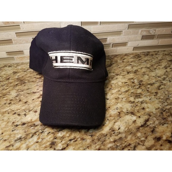 HEMI Hat Cap adjustable one size fits all Curved in Black hot rods - Picture 1 of 10